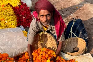 Mercado flores India